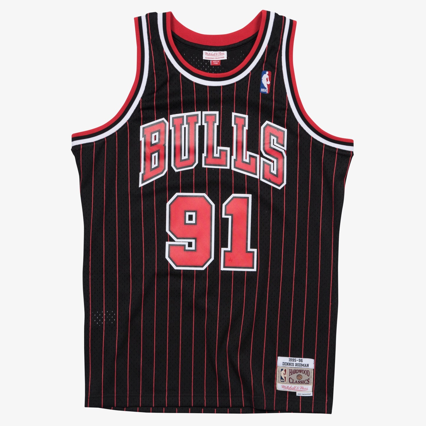 Chicago Bulls Mitchell & Ness Swingman Jersey Alternate Dennis Rodman 1995-96