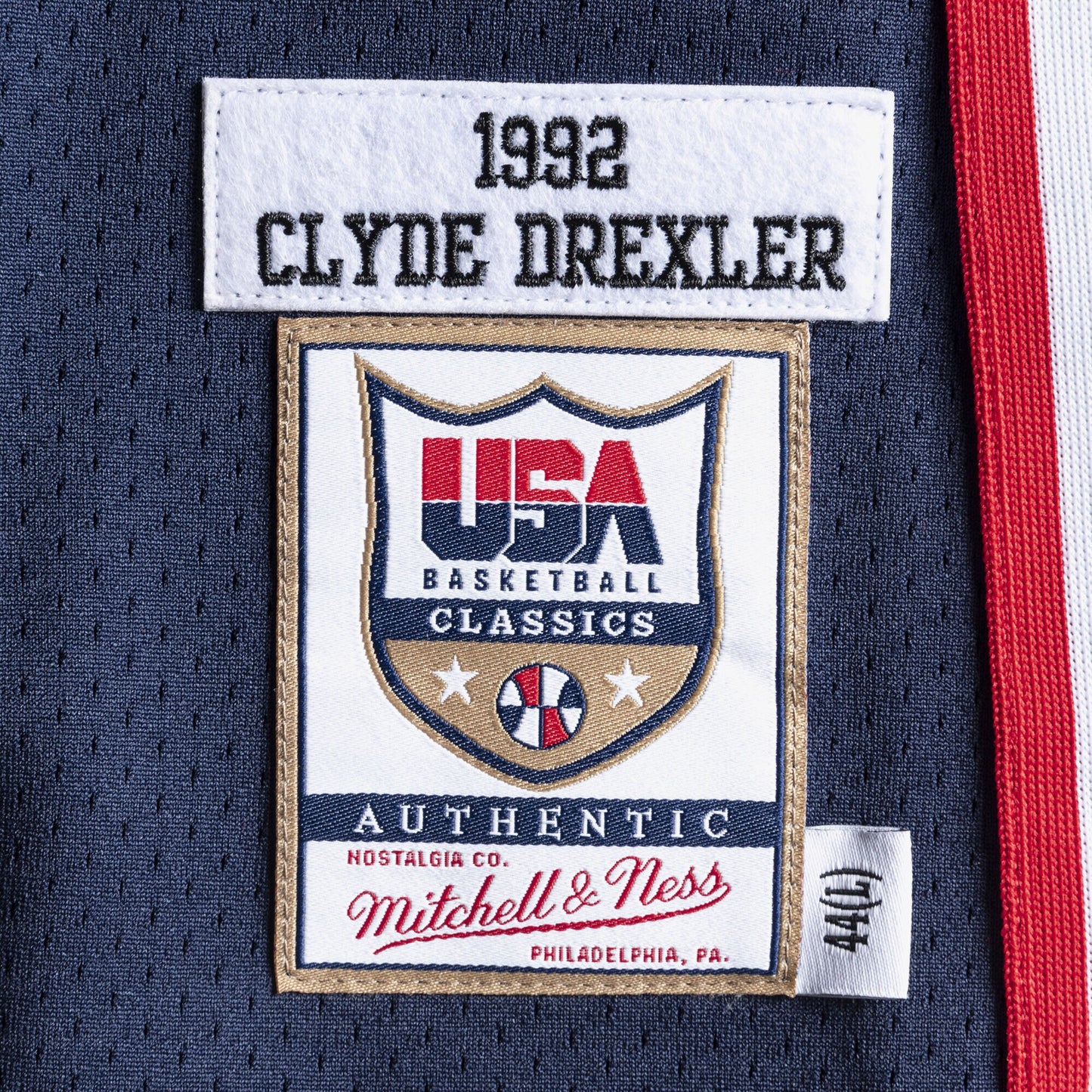 USA Basketball Mitchell & Ness Authentic Jersey Clyde Drexler 1992