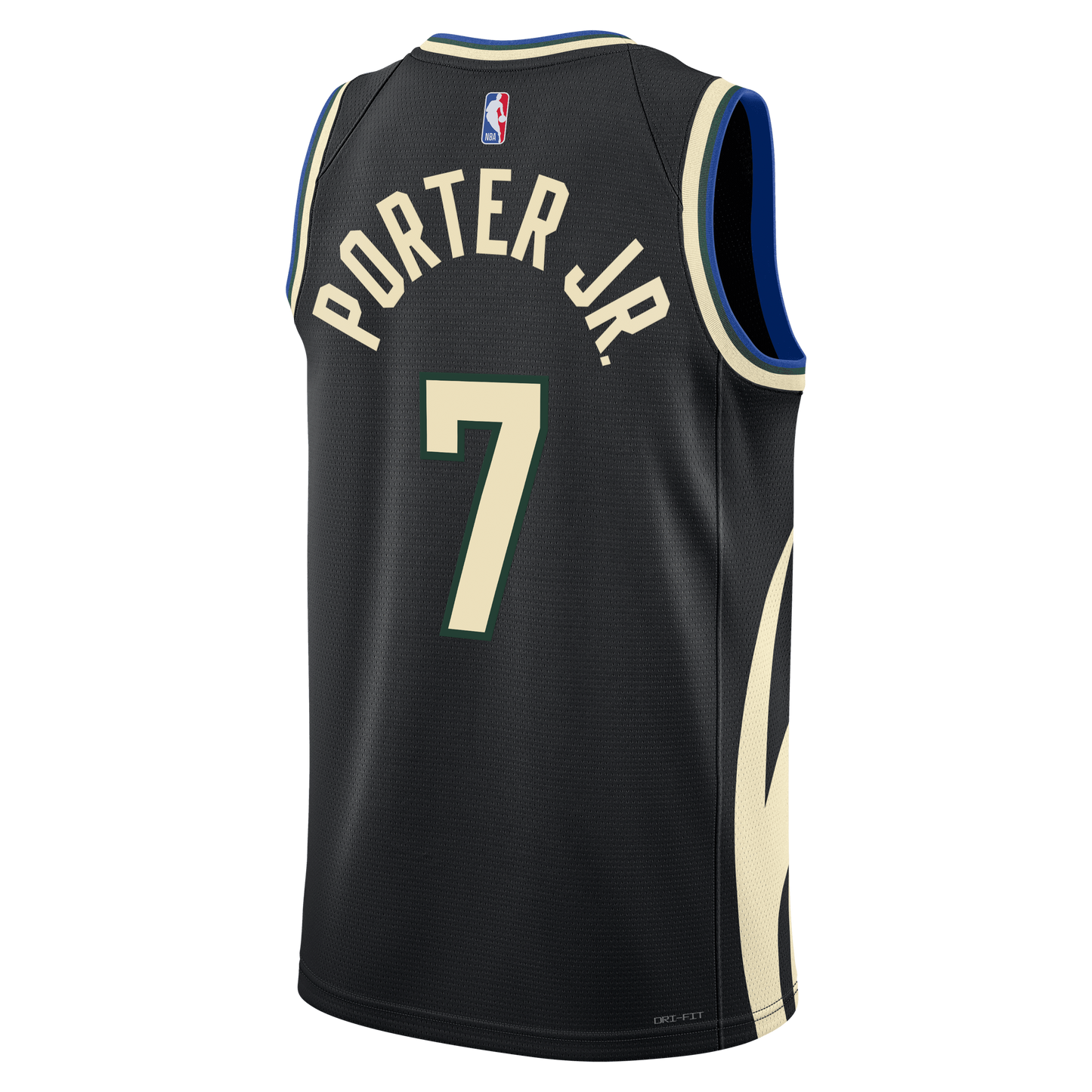 Milwaukee Bucks Jordan Brand Statement Edition Swingman Jersey - Hunter Green - Kevin Porter Jr. - Unisex