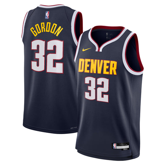 Denver Nuggets Nike Icon Swingman Jersey - Navy - Aaron Gordon - Youth