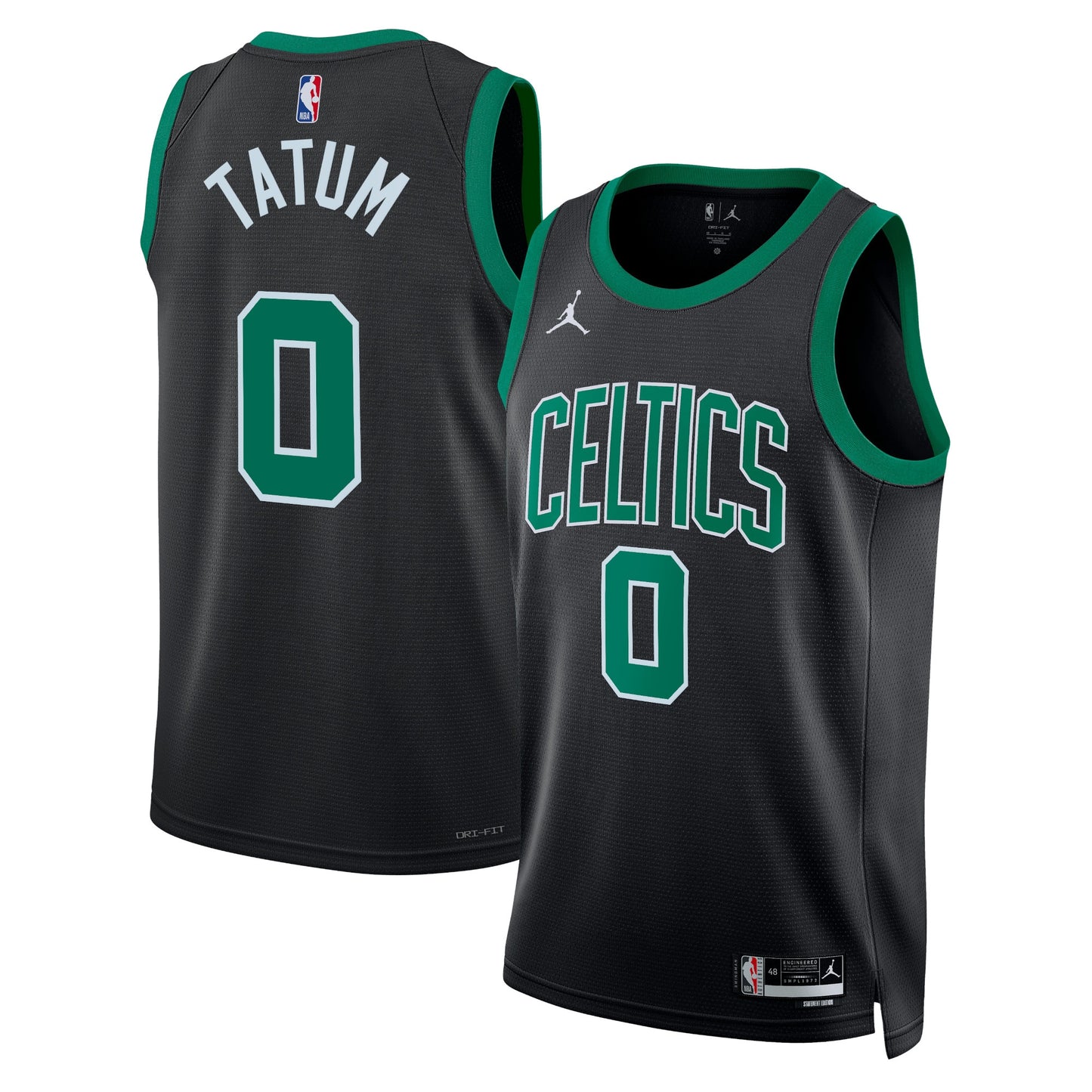 Boston Celtics Jordan Brand Statement Edition Swingman Jersey - Black - Jayson Tatum - Unisex