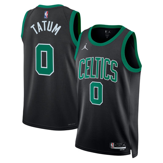 Boston Celtics Jordan Brand Statement Edition Swingman Jersey - Black - Jayson Tatum - Unisex