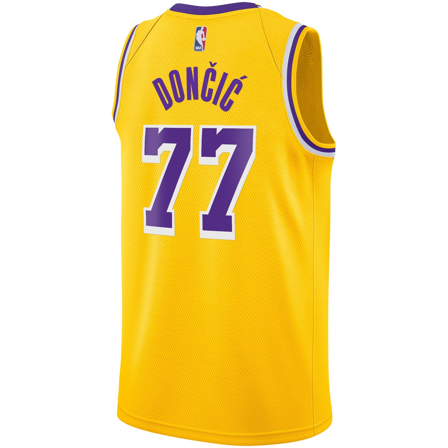 Los Angeles Lakers Nike Icon Edition Swingman Jersey - Gold - Luka Dončić - Youth