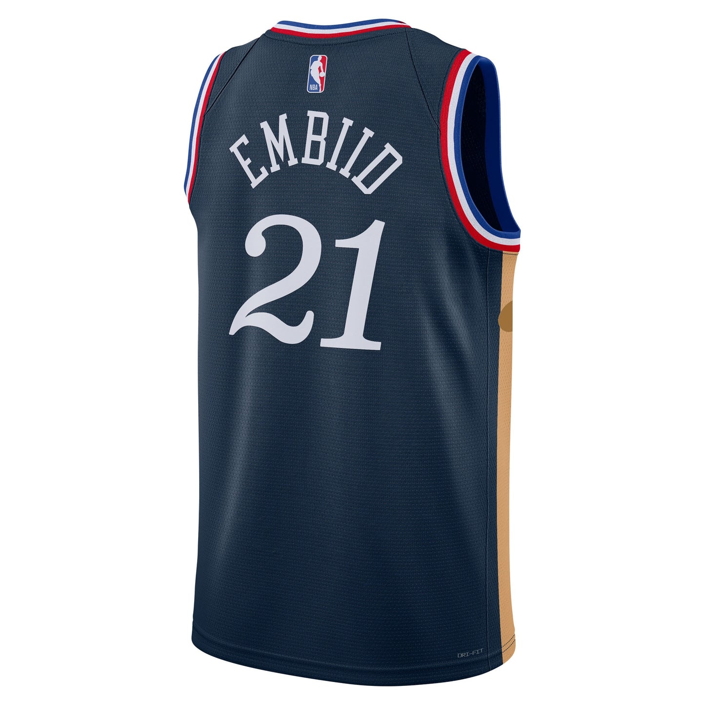 Philadelphia 76ers Nike 2025/26 City Edition Swingman Jersey - Navy - Joel Embiid - Unisex