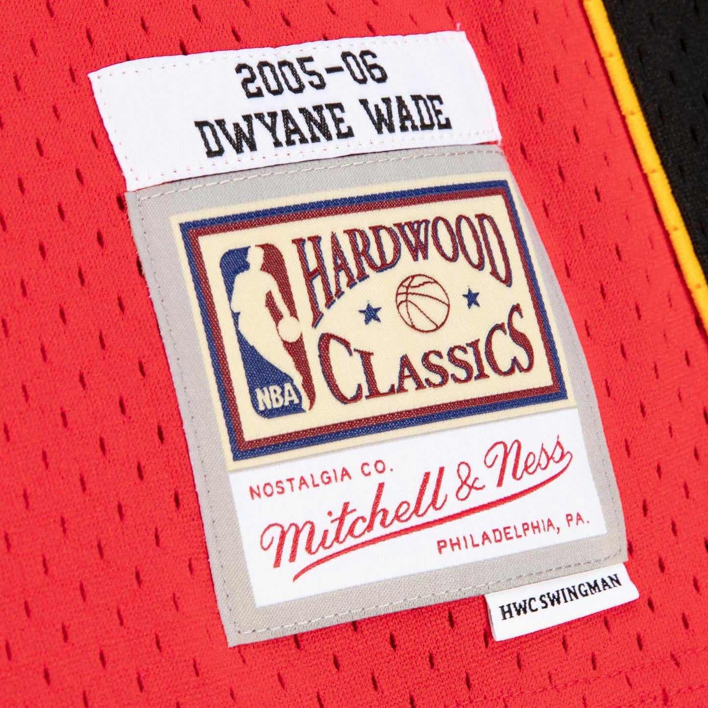 Miami Heat NBA Dwyane Wade Alternate 2005 Hardwood Classics Swingman Jersey By Mitchell & Ness