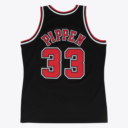 Chicago Bulls Scottie Pippen 1997-98 Hardwood Classics Alternate Swingman Jersey By Mitchell & Ness - Black - Mens