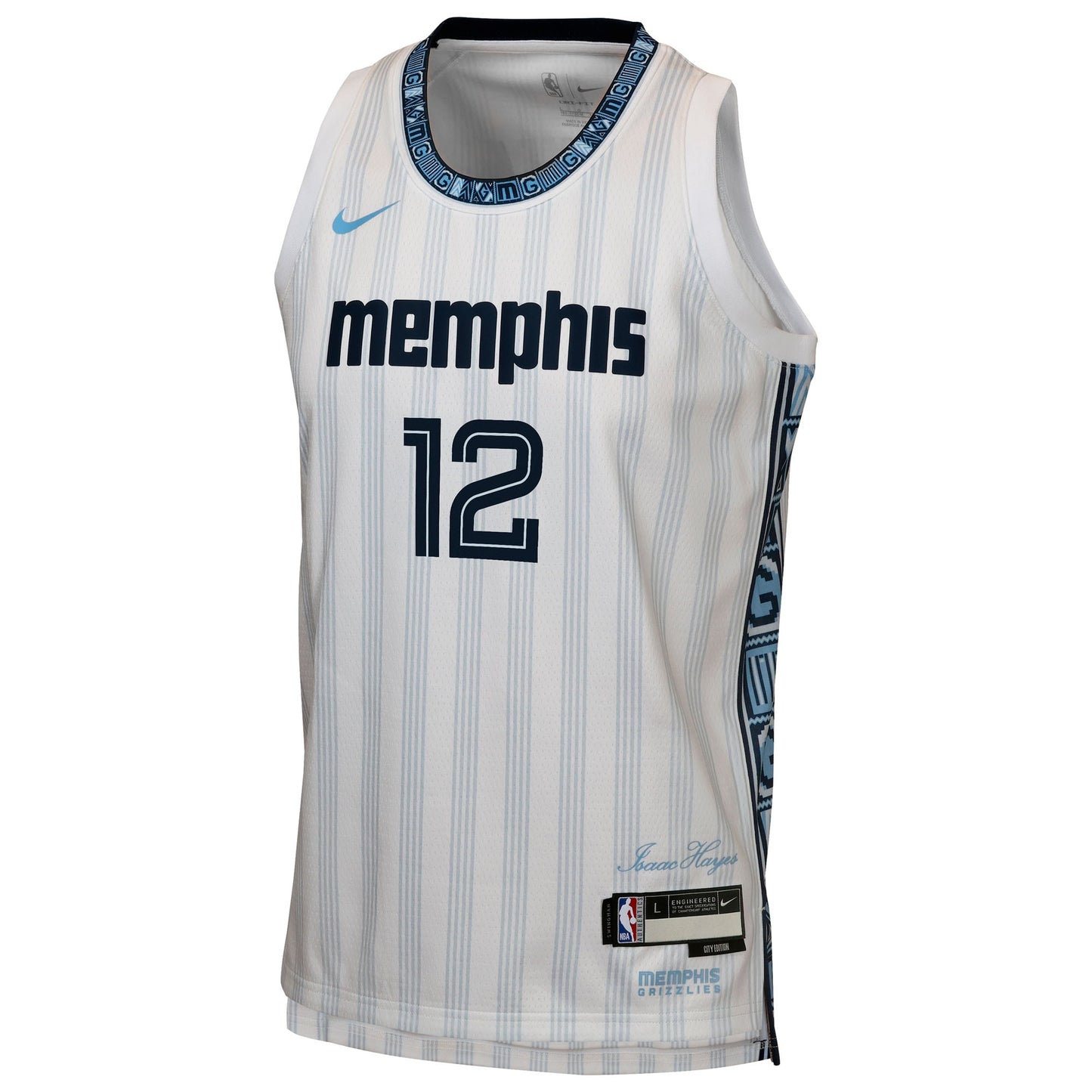 Memphis Grizzlies Nike 2025/26 City Edition Swingman Jersey - Gray - Ja Morant - Youth