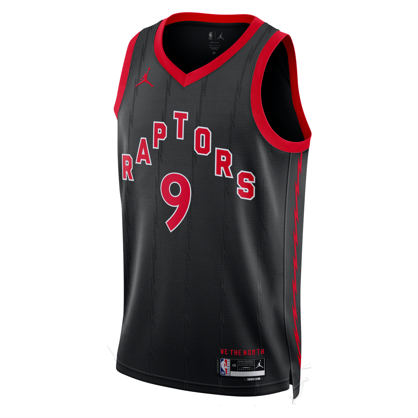 Toronto Raptors Jordan Brand Statement Edition Swingman Jersey - Black - RJ Barrett - Unisex