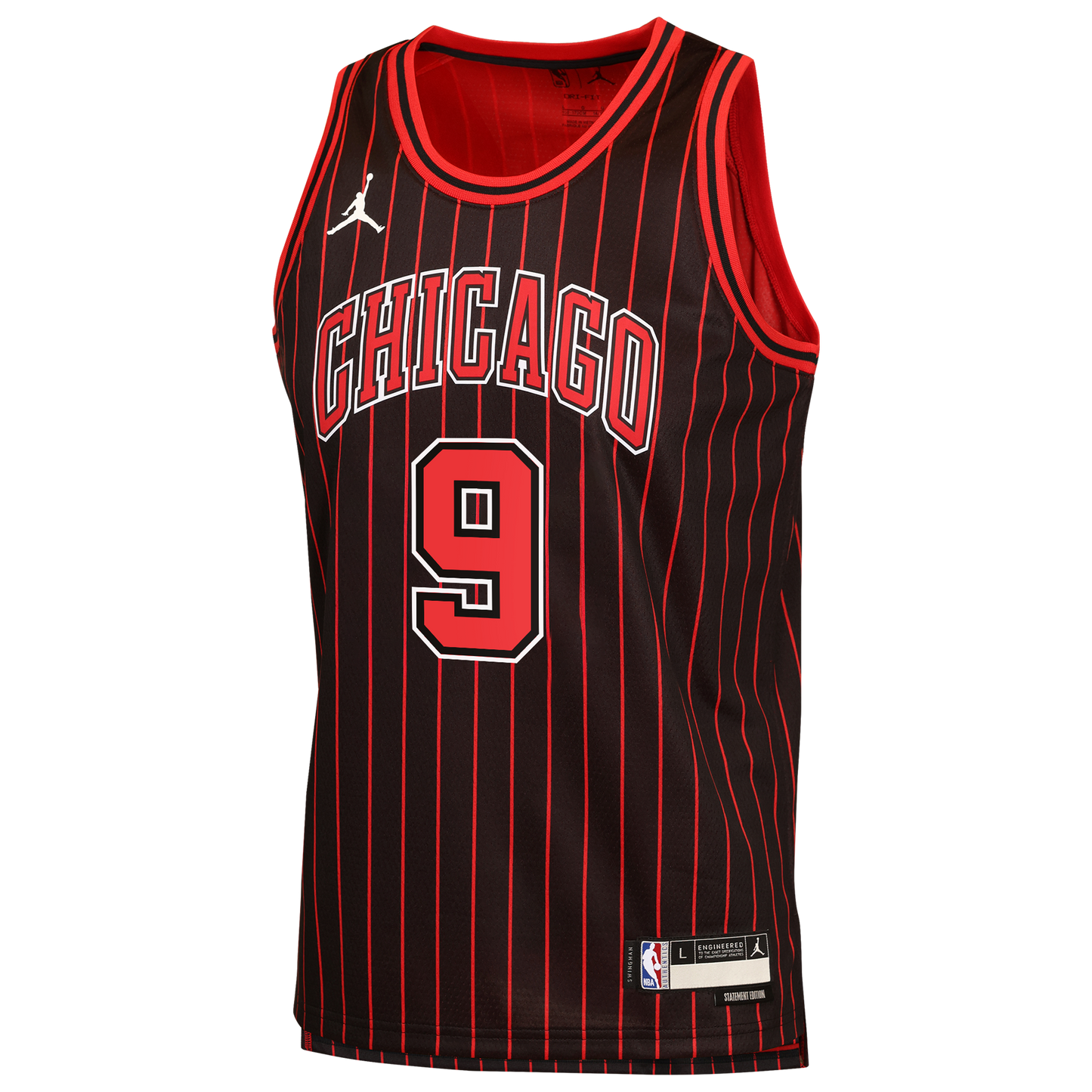 Chicago Bulls Jordan Brand Statement Edition Jersey - Black - Nikola Vučević - Youth