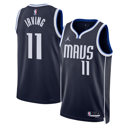 Dallas Mavericks Jordan Statement Edition Swingman Jersey - Navy - Kyrie Irving - Unisex