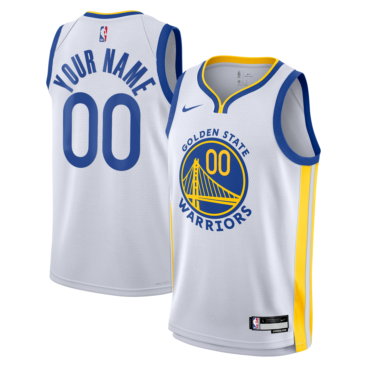 Golden State Warriors NBA Association Swingman Jersey - Youth