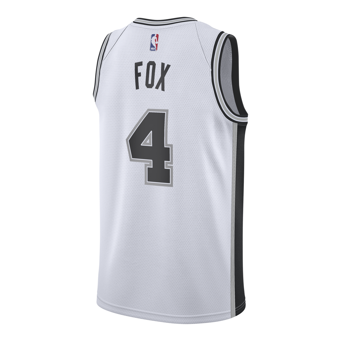 San Antonio Spurs Nike Association Edition Swingman Jersey – White - De'Aaron Fox - Youth