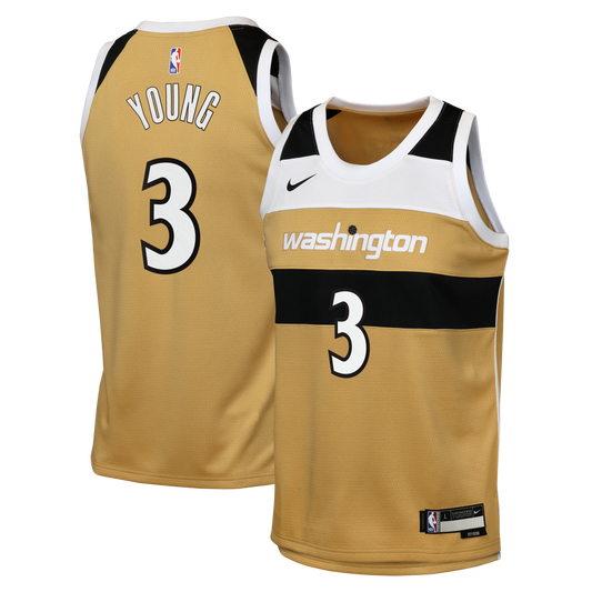 Washington Wizards 2025/26 Nike City Edition Swingman Jersey - Tan - Trae Young - Youth