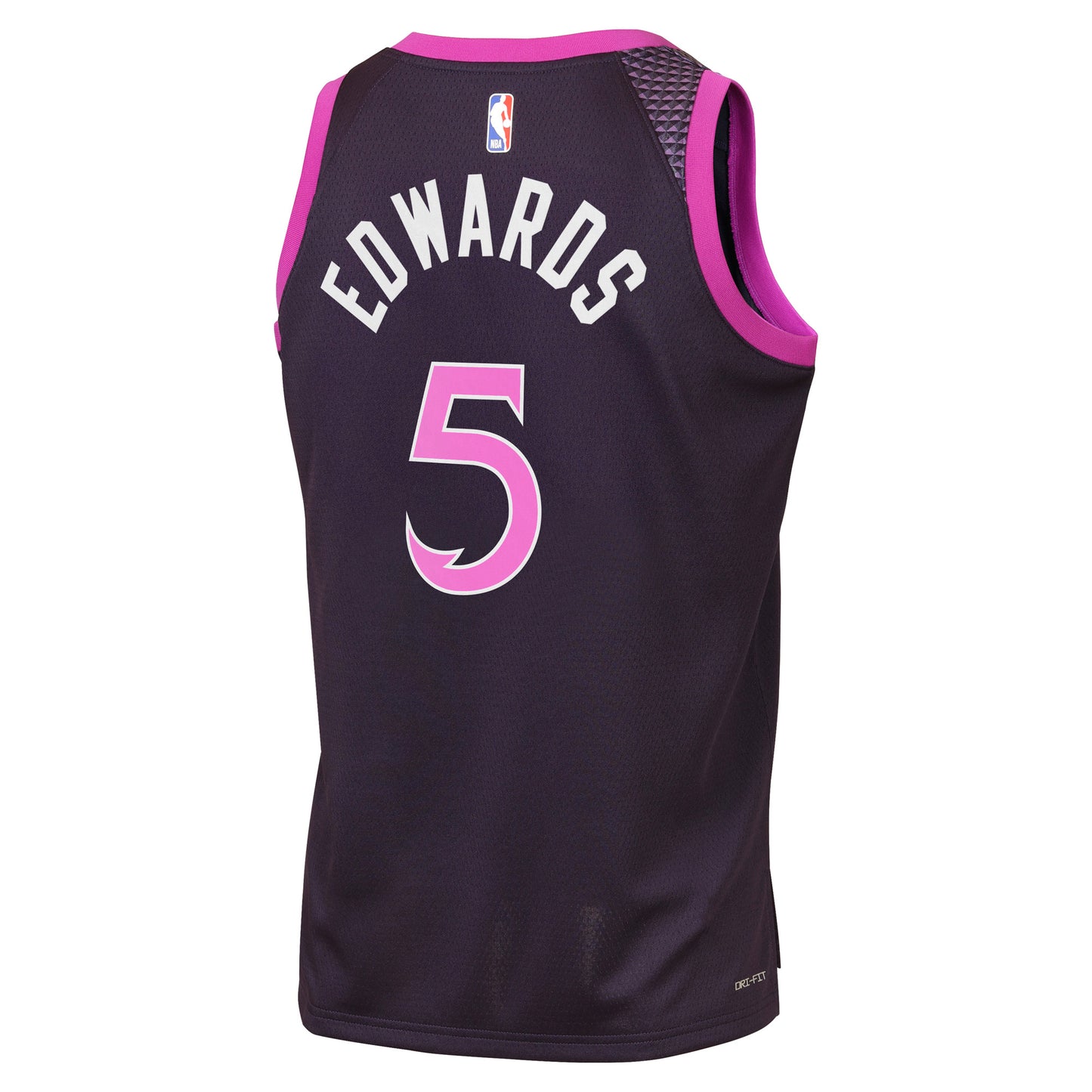 Minnesota Timberwolves Nike 2025/26 City Edition Swingman Jersey - Black - Anthony Edwards - Youth