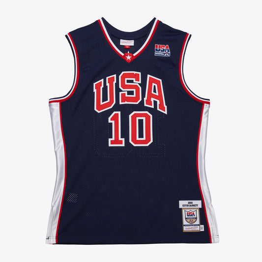 Team USA Mitchell & Ness Authentic Jersey Kevin Garnett 2000