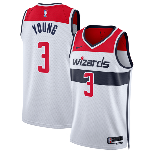 Washington Wizards Nike Association Edition Swingman Jersey - White - Trae Young - Unisex