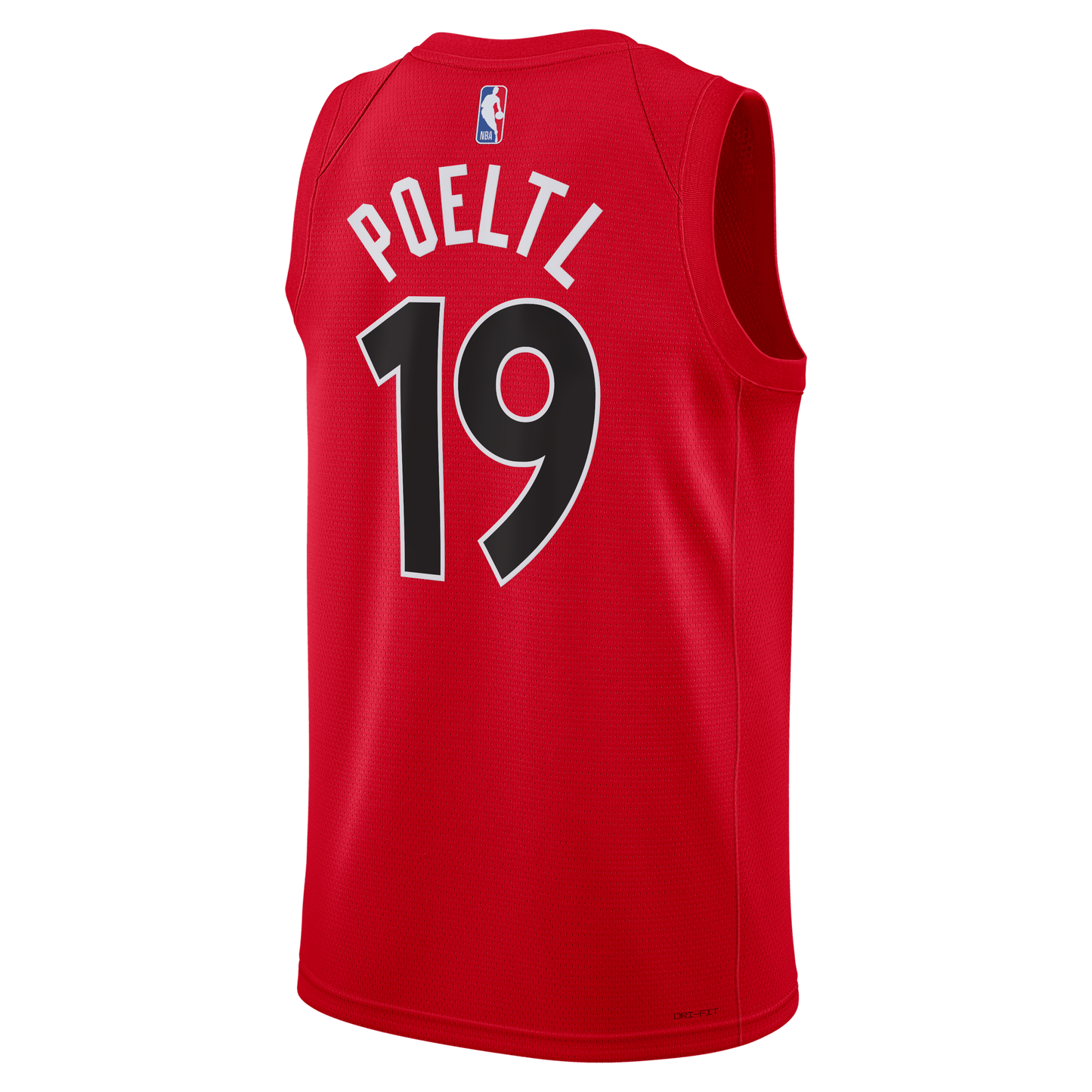 Toronto Raptors Nike Icon Edition Swingman Jersey - Red - Jakob Poeltl - Unisex
