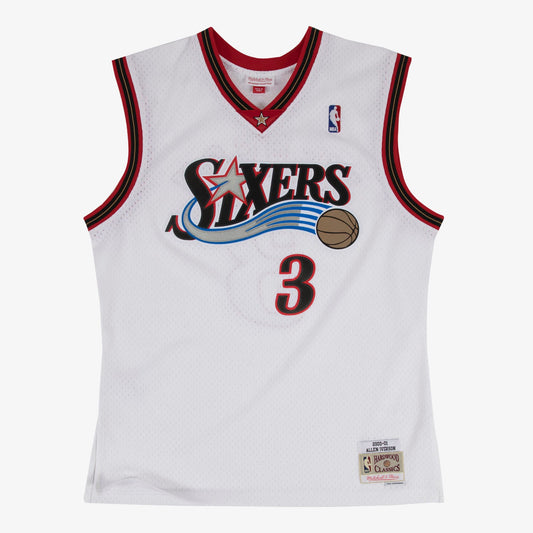 Philadelphia 76ers Mitchell & Ness Swingman Jersey Home Allen Iverson 2000-01
