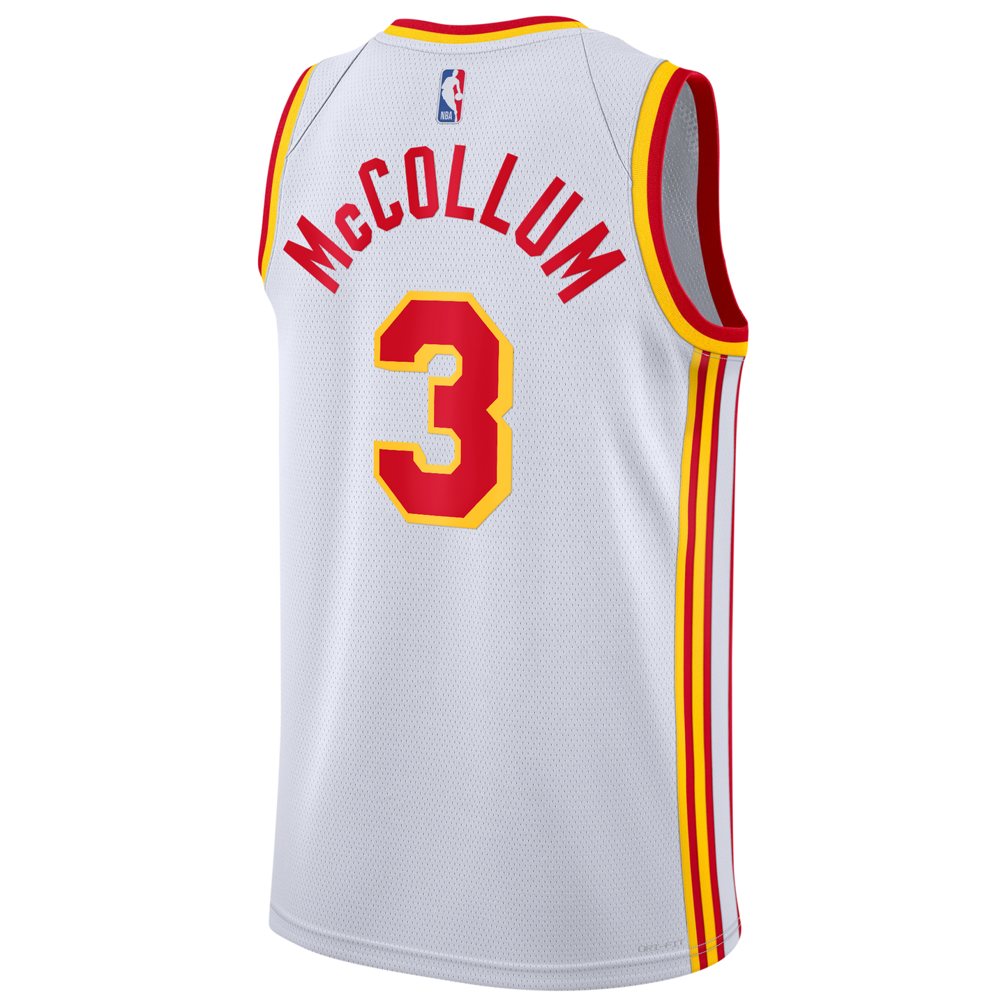 Atlanta Hawks Nike Association Edition Swingman Jersey - White - CJ McCollum - Youth