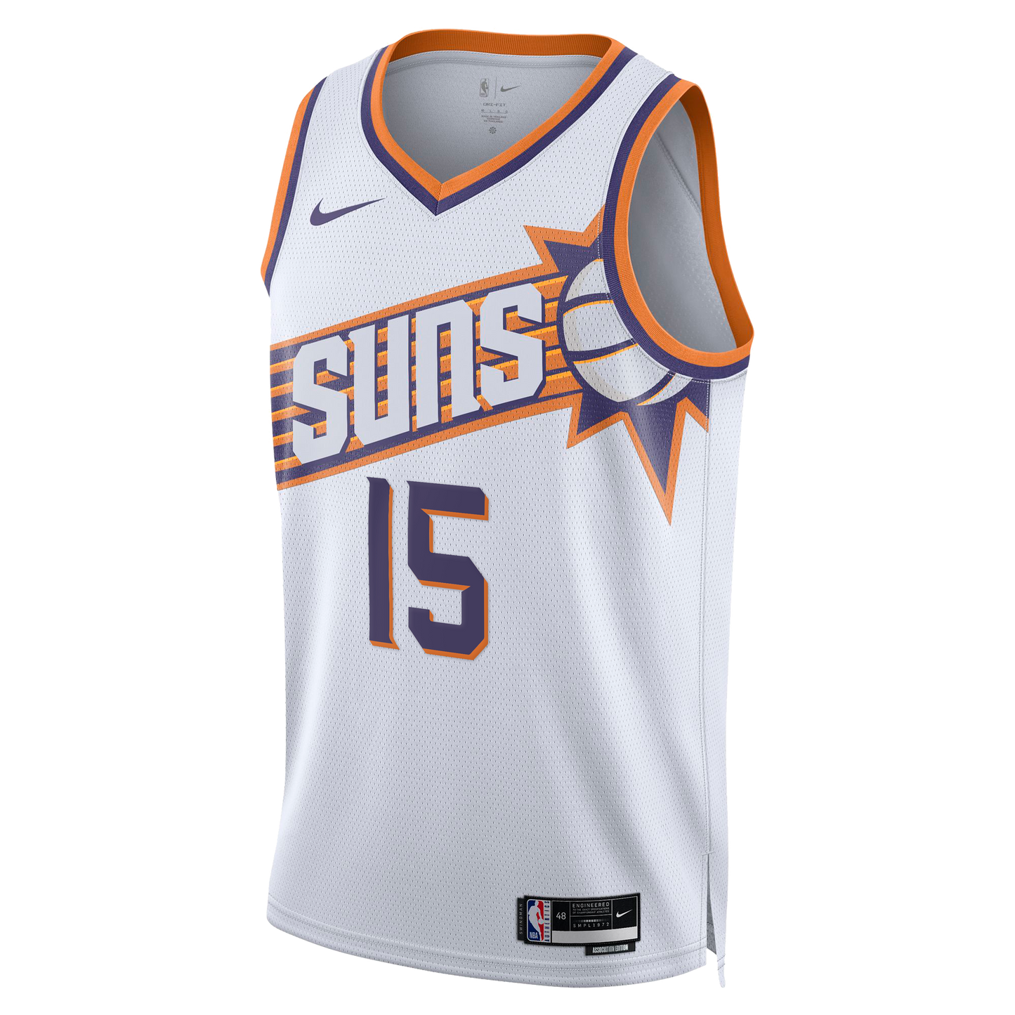 Phoenix Suns Nike Association Edition Swingman Jersey - White - Devin Booker - Unisex