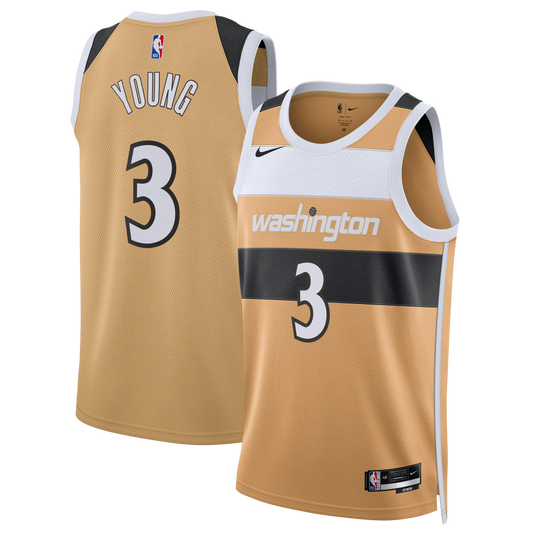 Washington Wizards 2025/26 Nike City Edition Swingman Jersey - Tan - Trae Young - Unisex