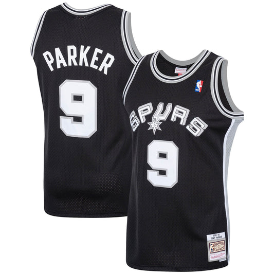 San Antonio Spurs Tony Parker Jersey By Mitchell & Ness - Mens