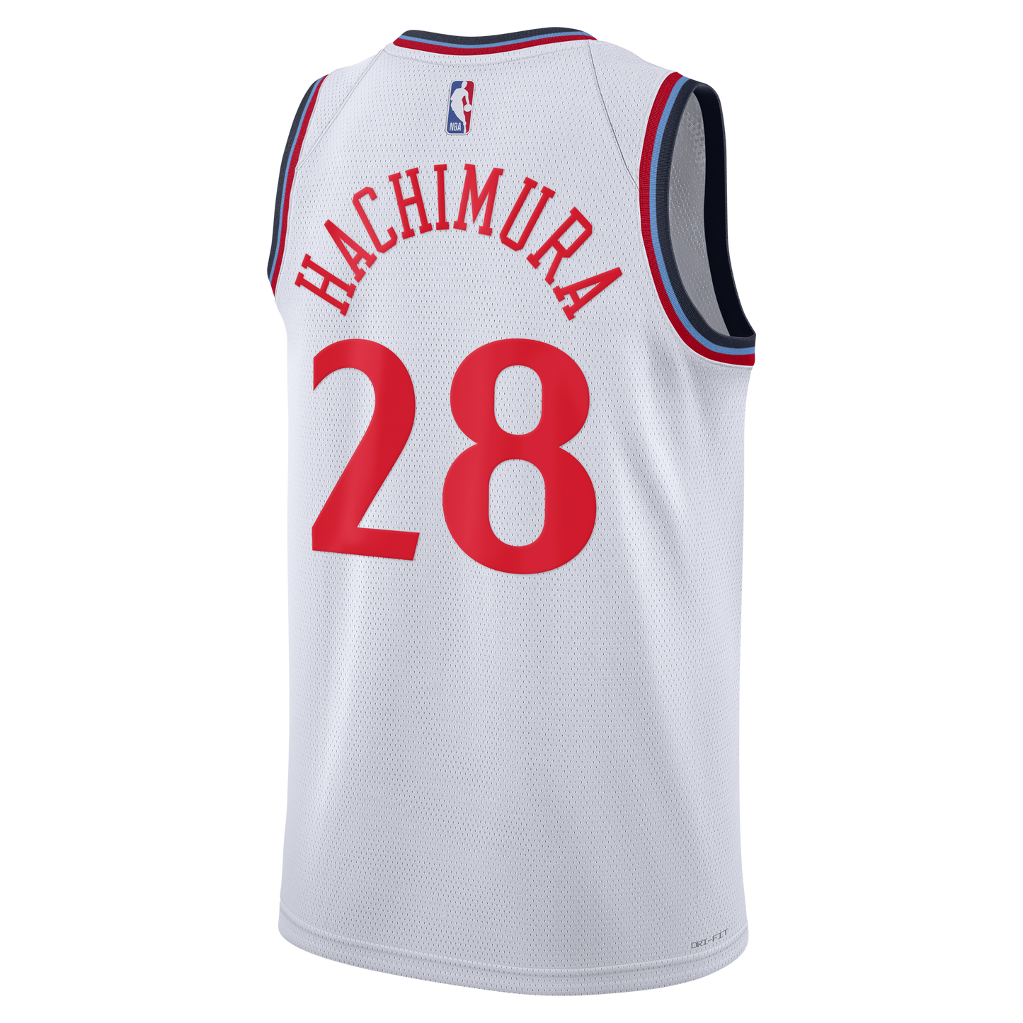 Los Angeles Clippers Nike Replica Association Edition Swingman Jersey - White - Rui Hachimura - Unisex