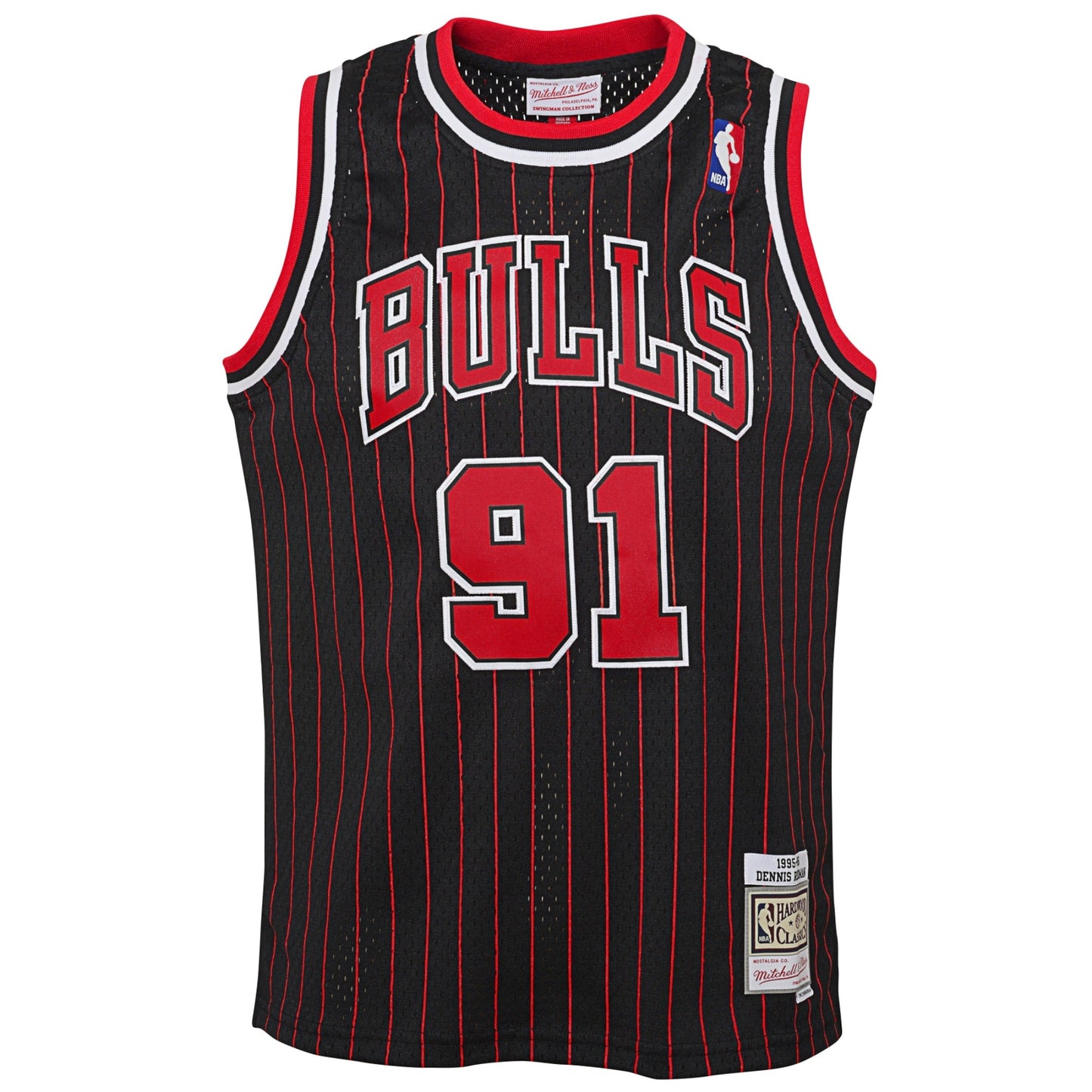Chicago Bulls Mitchell & Ness Hardwood Classic Alternate Jersey - Youth