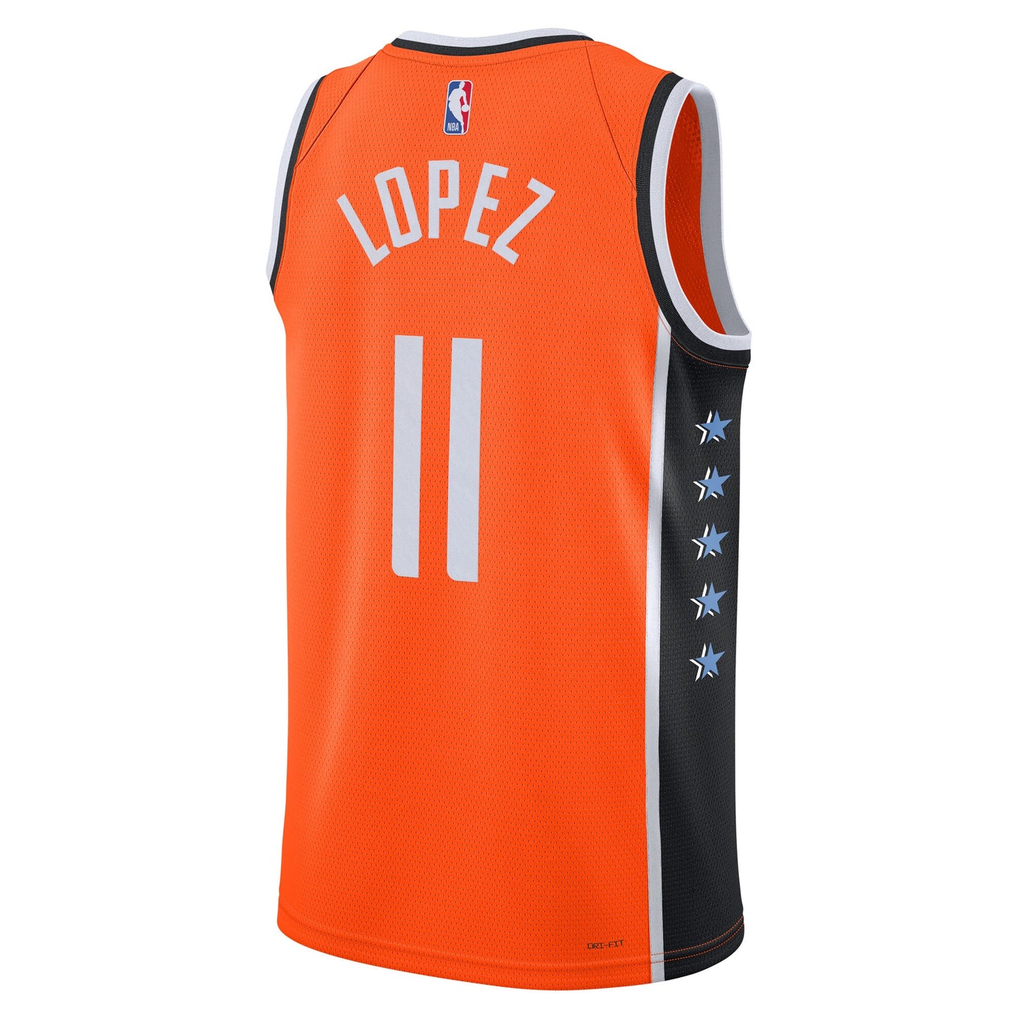 LA Clippers Nike 2025/26 City Edition Swingman Jersey - Orange - Brook Lopez - Unisex