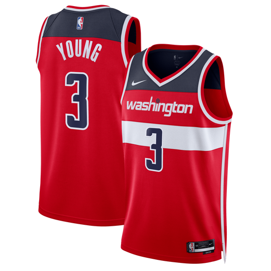 Washington Wizards Nike Icon Edition Swingman Jersey - Red - Trae Young - Unisex