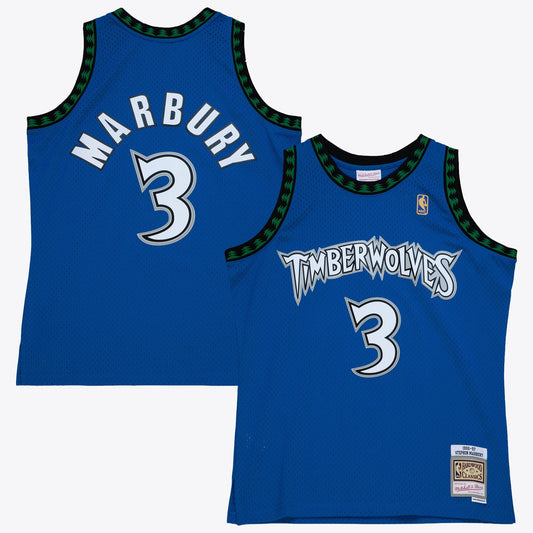 Minnesota Timberwolves Stephon Marbury Mitchell & Ness Alternate Swingman Jersey - Mens