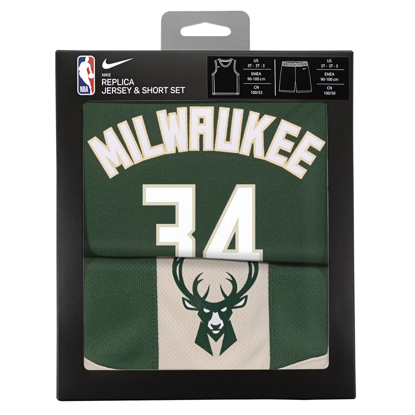 Milwaukee Bucks Replica Icon Jersey Box Set - Giannis Antetokounmpo - Infant