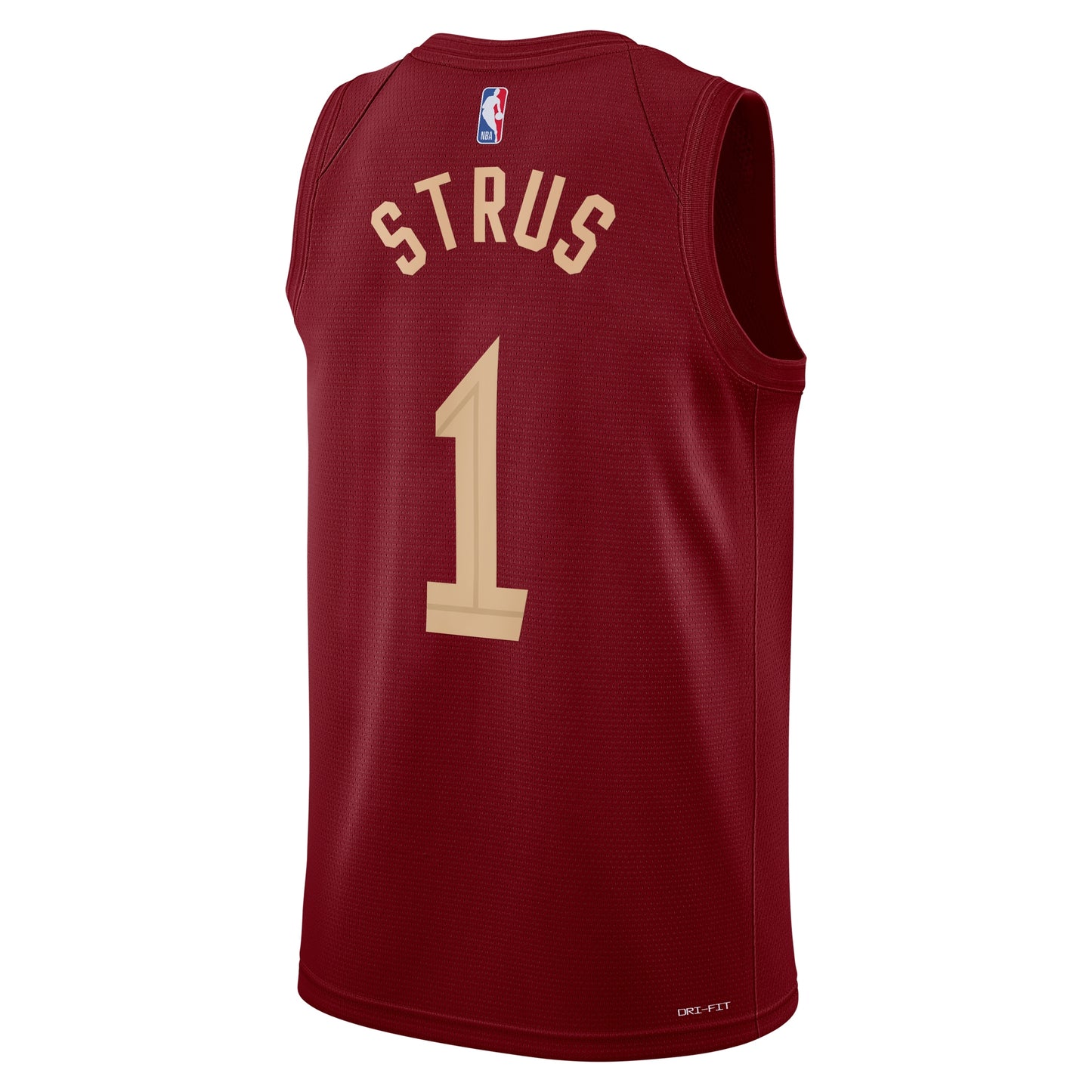 Cleveland Cavaliers Nike Icon Edition Swingman Jersey - Maroon - Max Strus - Unisex