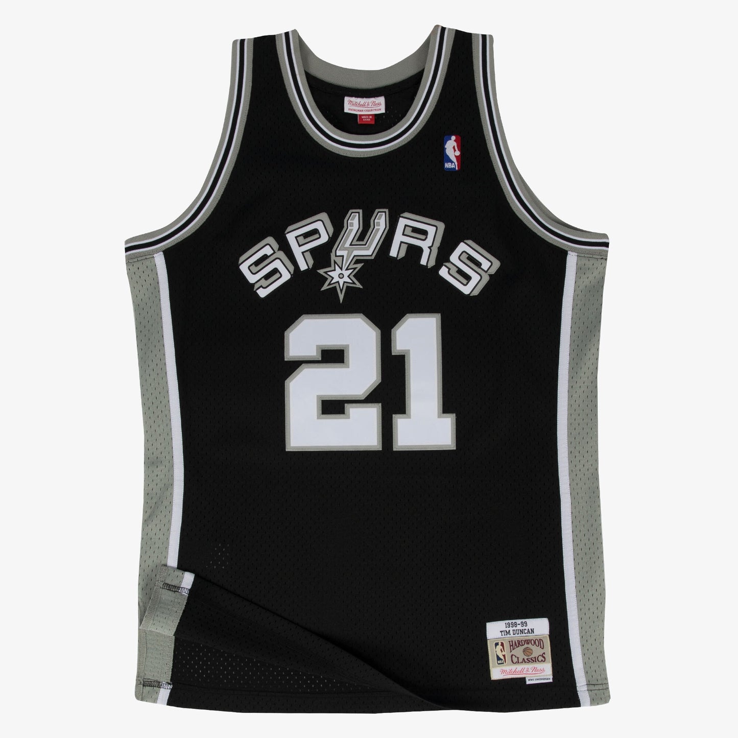 San Antonio Spurs Mitchell & Ness Swingman Jersey Road Tim Duncan 1998-99