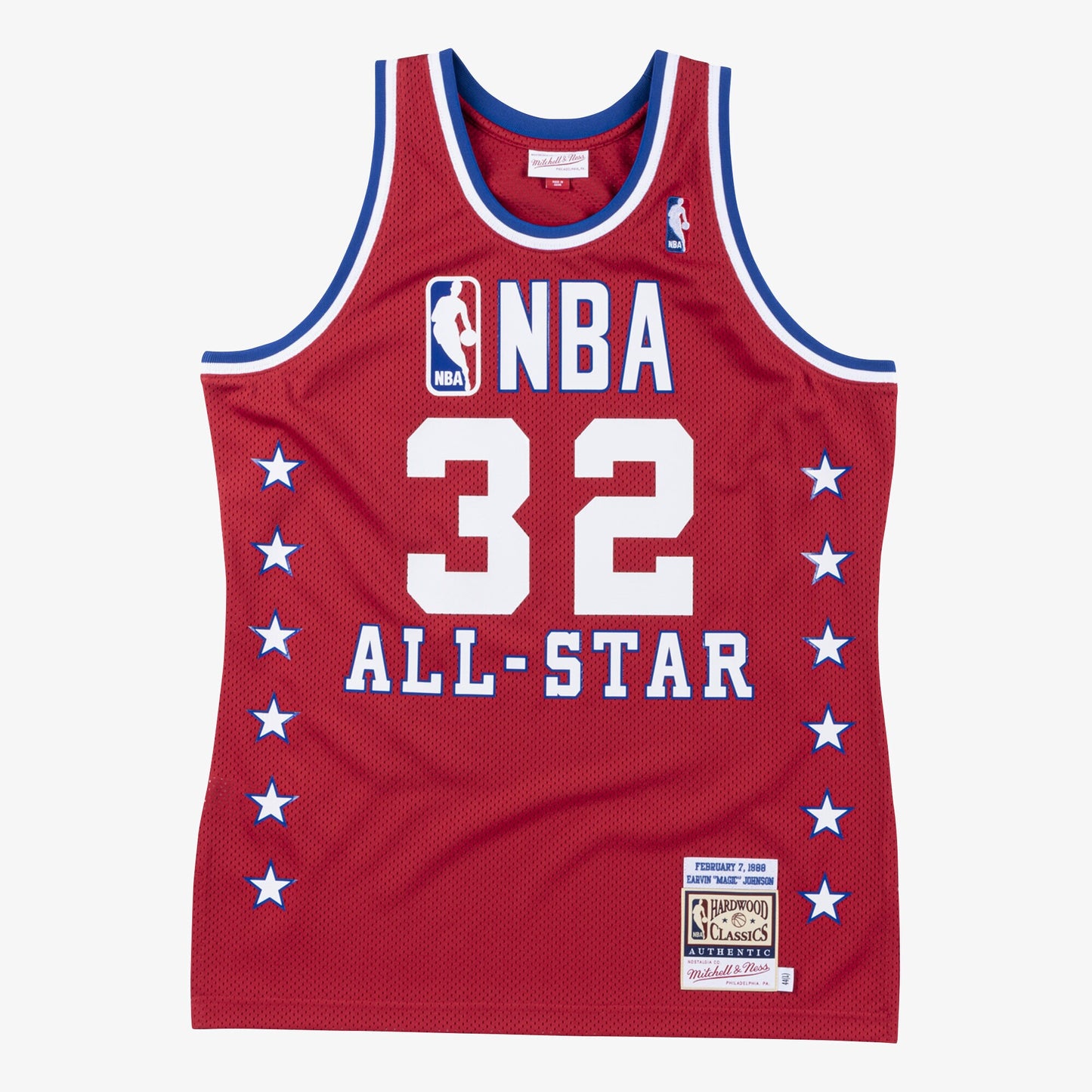 NBA All-Star West Mitchell & Ness Authentic Jersey Magic Johnson 1988