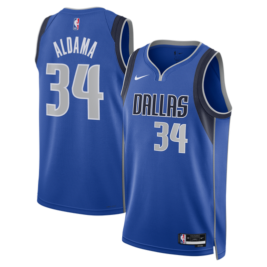 Dallas Mavericks Nike Icon Edition Swingman Jersey - Blue - Santi Aldama - Unisex