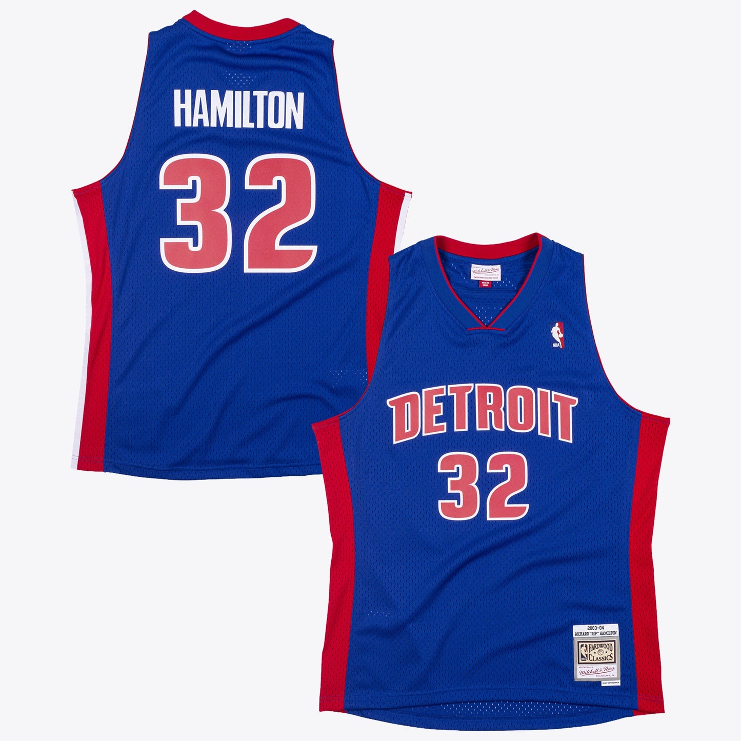 Detroit Pistons Mitchell & Ness Richard Hamilton 2003 Swingman Authentic Jersey - Royal Blue